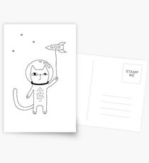 Space Cat Postcards
