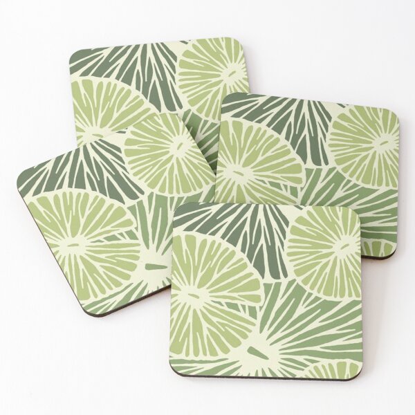 Item preview, Tropical Green Citrus Print Pattern designed and sold by noiramcreates.
