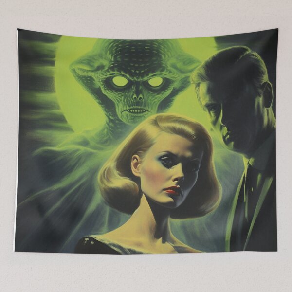 Item preview, Vintage and Classic UFO Alien  designed and sold by HappyNouveau.
