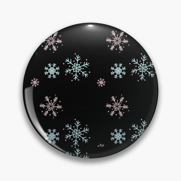 Item preview, Winter with black color: charming snowflake pattern designs designed and sold by Mr-M-2000.