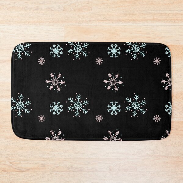 Item preview, Winter with black color: charming snowflake pattern designs designed and sold by Mr-M-2000.