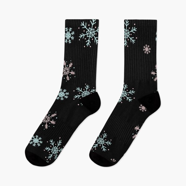 Item preview, Winter with black color: charming snowflake pattern designs designed and sold by Mr-M-2000.