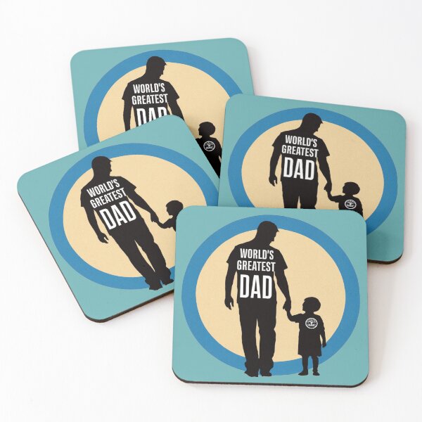 Item preview, World's Greatest Dad: Heartwarming T-Shirt Design designed and sold by PurpleMoss.