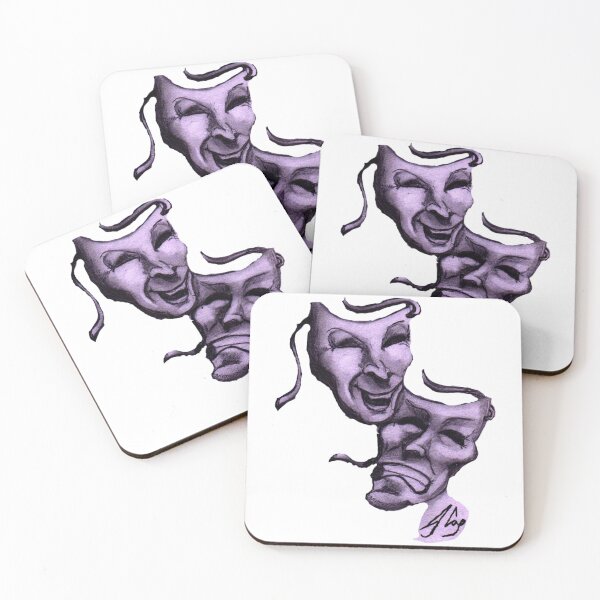 Item preview, Comedy and Tragedy Masks designed and sold by Joshua Cox.