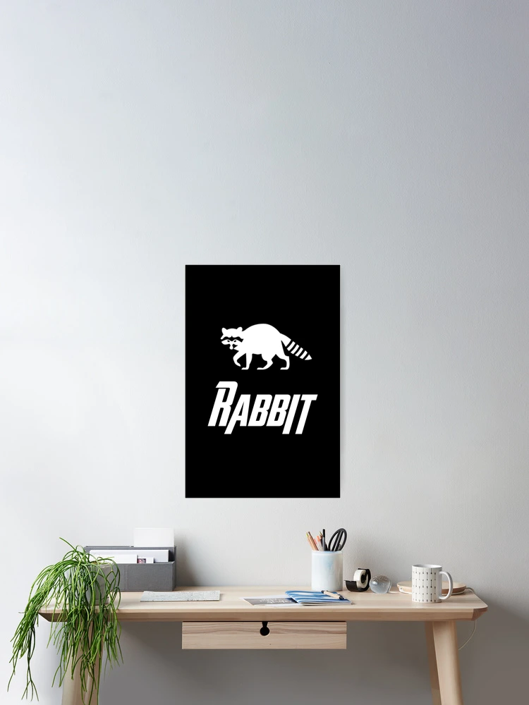 Thumbnail 2 of 3, Poster, Rabbit! designed and sold by InTrendSick.