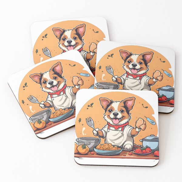 Item preview, Sweet dog cooks dinner designed and sold by Karaz's Animal Kingdom.
