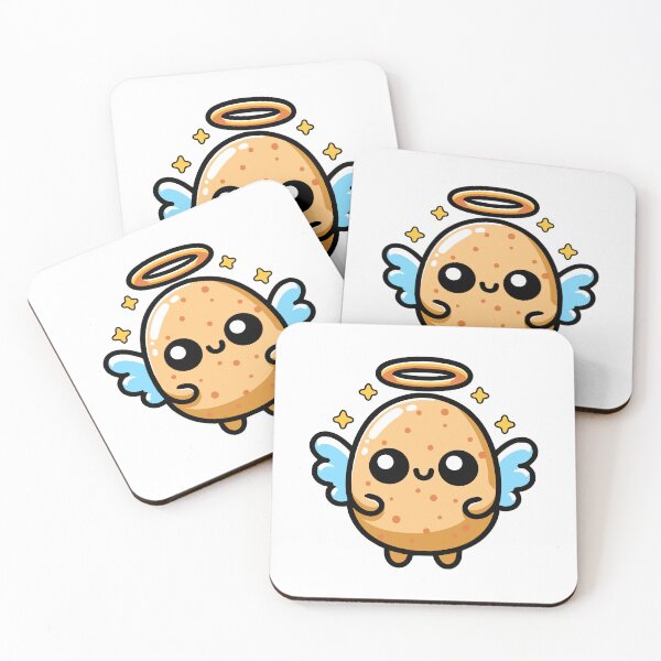 Item preview, Kawaii Potato Angel Cartoon designed and sold by PMCreative.
