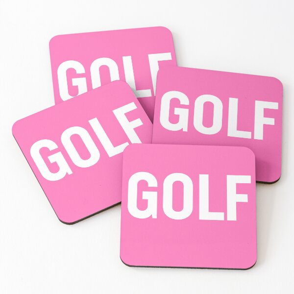 Item preview, Golf (pink).  Enough Said. designed and sold by LivingInThinAir.
