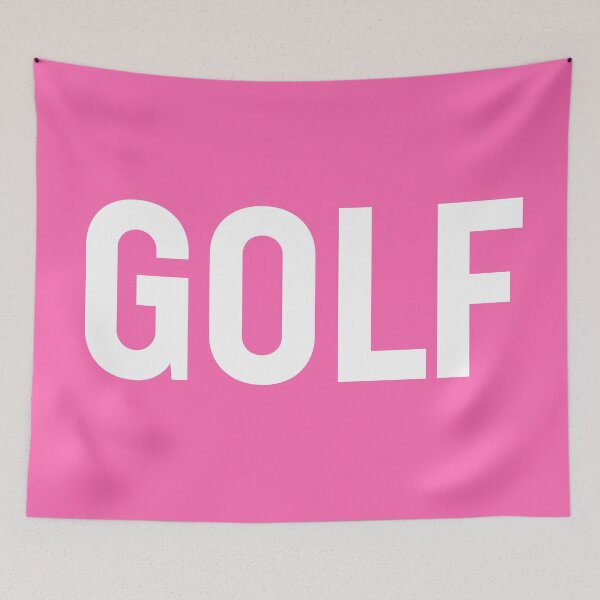 Item preview, Golf (pink).  Enough Said. designed and sold by LivingInThinAir.