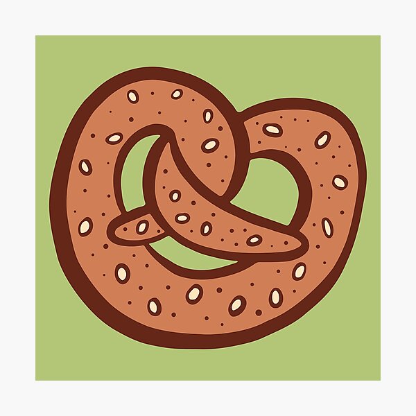 Item preview, German pretzel with salt designed and sold by Jess Schnell.