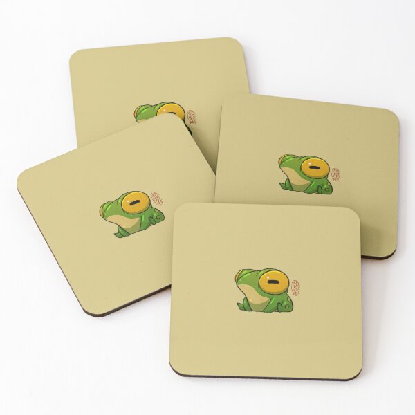 Item preview, cute baby chibi frog artwork asian style designed and sold by DingHuArt.