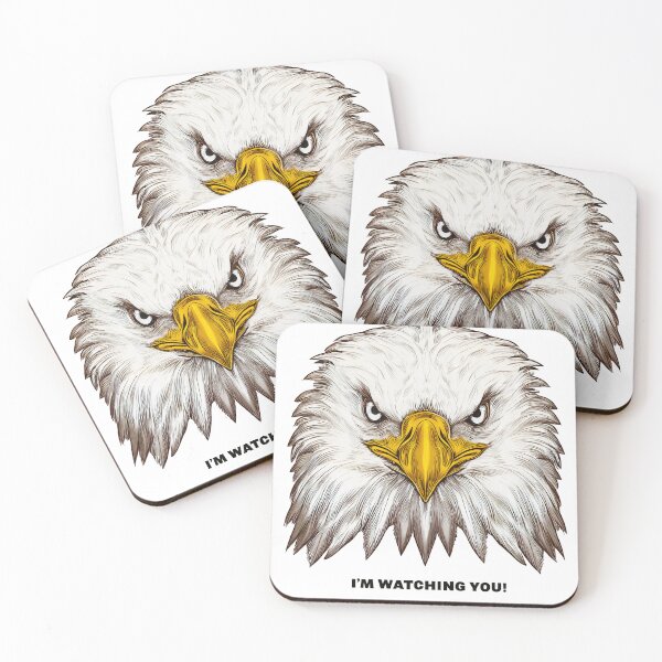 Item preview, Eagle (I am watching you!) designed and sold by PurpleAnt.