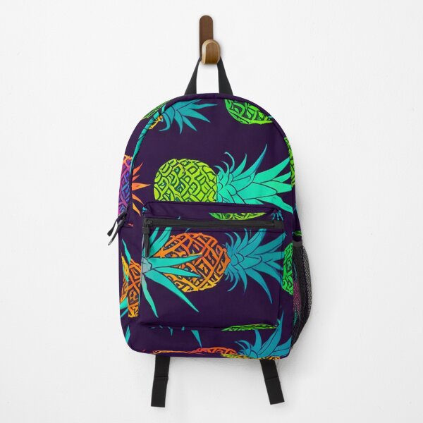 Item preview, Colorful Neon Pineapples Wallpaper designed and sold by JLEmporium.