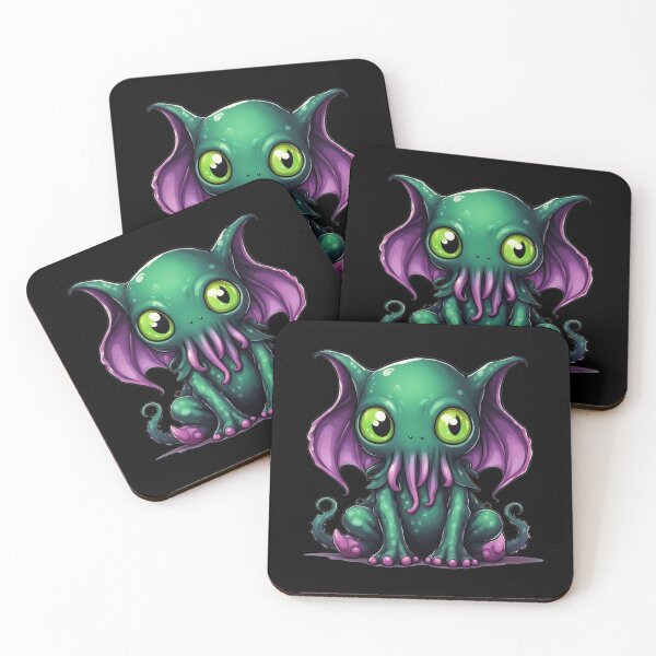Item preview, Cathulhu, Lovecraft Cat, Tentacles, Kawaii Cute designed and sold by Burn-Ego.