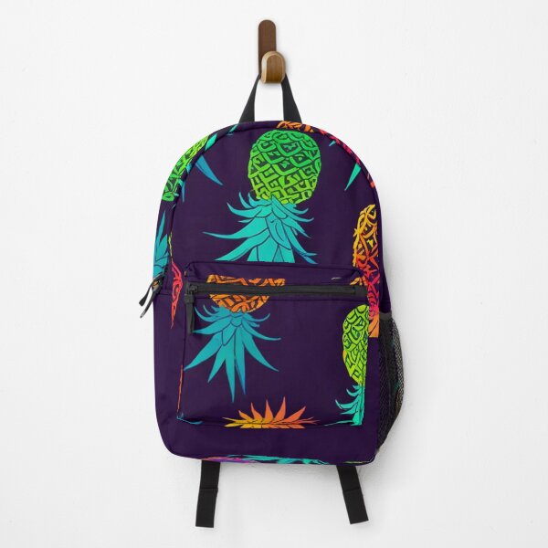 Item preview, Colorful Neon Upside down Pineapples Wallpaper designed and sold by JLEmporium.