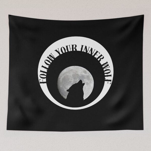 Item preview, Follow Your Inner Wolf: Moonlit Howl designed and sold by MIKO-AL.