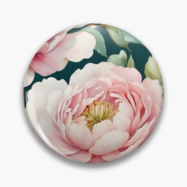 Item preview, Elegant Peony Watercolor Pattern designed and sold by Victoria Riabov.