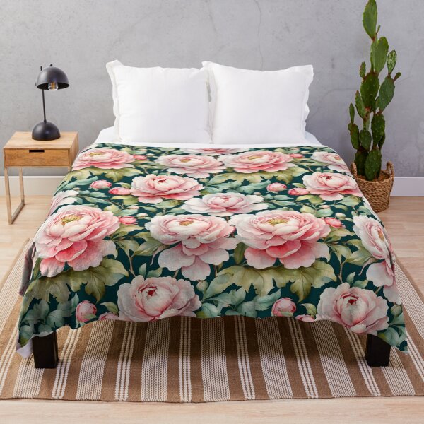 Item preview, Elegant Peony Watercolor Pattern designed and sold by Victoria Riabov.
