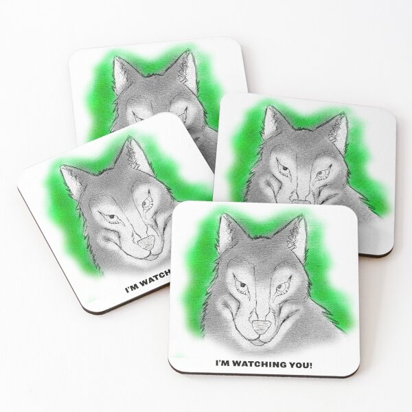 Item preview, Wolf (I am watching you!) designed and sold by PurpleAnt.