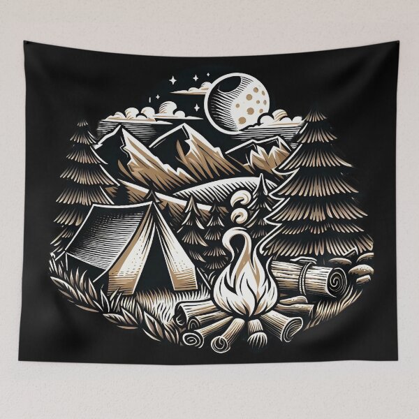 Item preview, Camping Starlit Trails to Campers Serenity designed and sold by SportsT-Shirts.