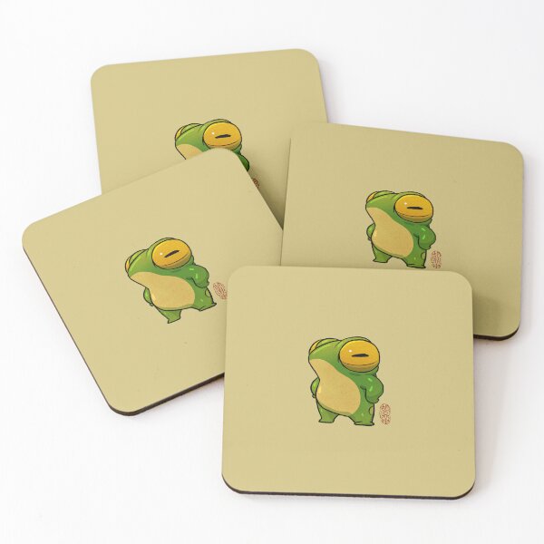 Item preview, cute baby chibi frog artwork asian style designed and sold by DingHuArt.