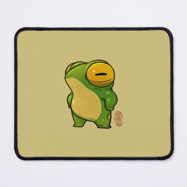 Item preview, cute baby chibi frog artwork asian style designed and sold by DingHuArt.