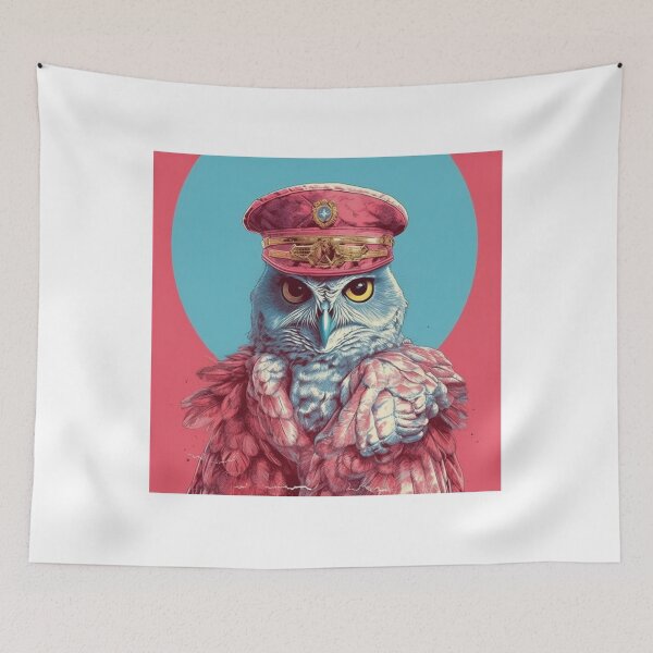 Item preview, Flamboyant Irritable Owl  - The General designed and sold by luvandsocial.