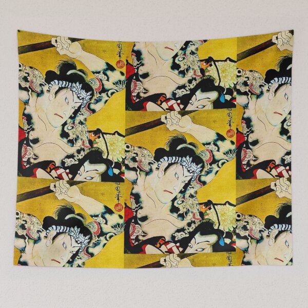 Item preview, Dragon Tattoo Ukiyo Front designed and sold by Daruma786.