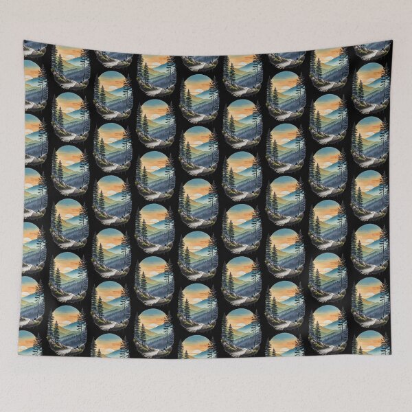Item preview, watercolor gatlinburg designed and sold by EuropeanPrints.