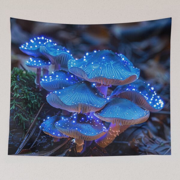 Item preview, Bioluminescent Mushrooms designed and sold by Myra365Art.