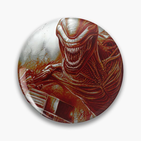 Artikelvorschau, Rotes und schwarzes Alien-Musterdesign entworfen und verkauft von GrizzlyCollective.