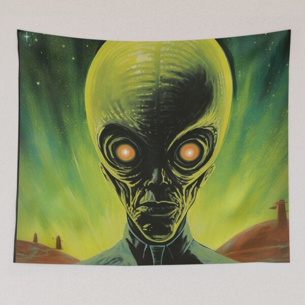 Item preview,  Vintage and Classic UFO Alien  designed and sold by HappyNouveau.