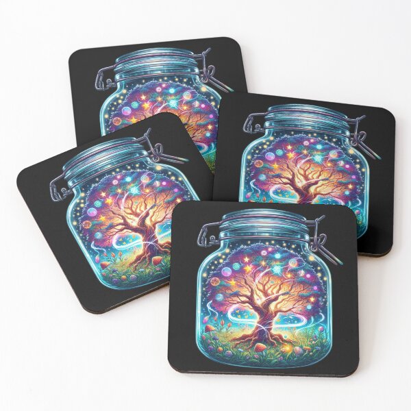Item preview, Magical Tree in The Jar Colorful Tree  designed and sold by PrntqTreasures.