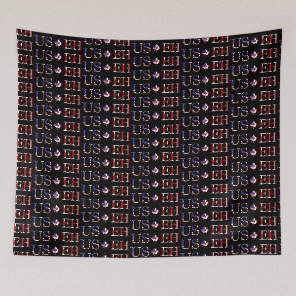 Item preview, USEH America Canada Day Flag Funny American Canadian Design designed and sold by Creat-Des.