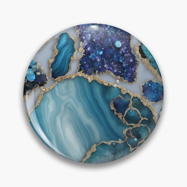 Item preview, Blue Ocean Geode designed and sold by Sanskrati.