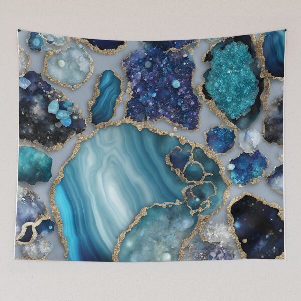 Item preview, Blue Ocean Geode designed and sold by Sanskrati.