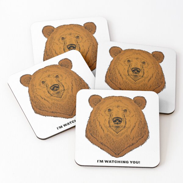 Item preview, Bear (I'm watching you!) designed and sold by PurpleAnt.