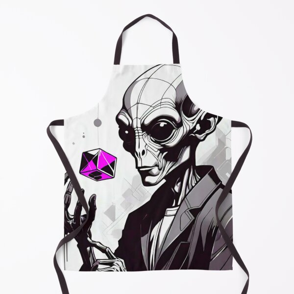 Item preview, Alien Telepathically Hovering a Glowing Cube designed and sold by GrizzlyCollective.