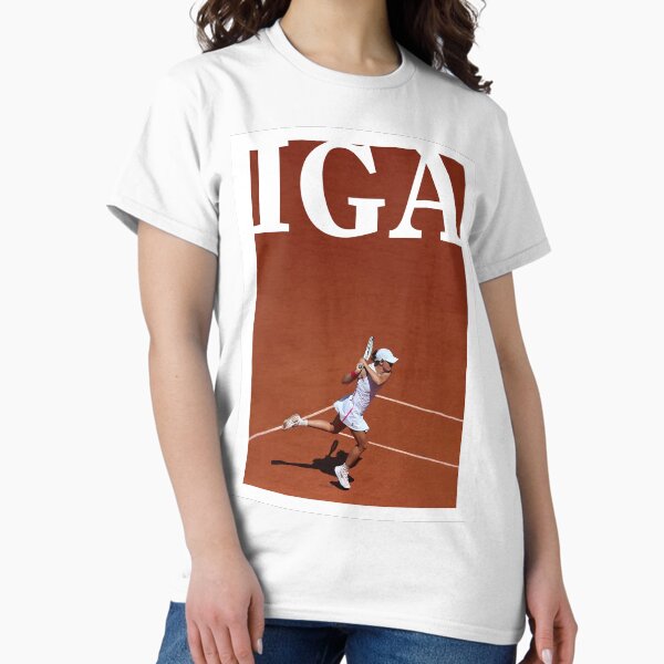 Vista previa del artículo con la obra «Retro Iga Swiatek », diseñado y vendido por Lucy-ll.