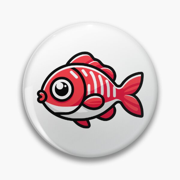 Item preview, Cute Red Snapper Cartoon! designed and sold by PMCreative.