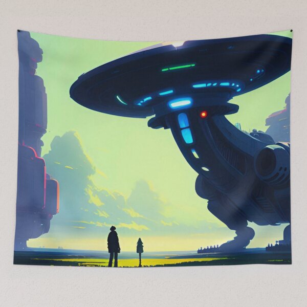Item preview, Futuristic Alien Craft designed and sold by GrizzlyCollective.
