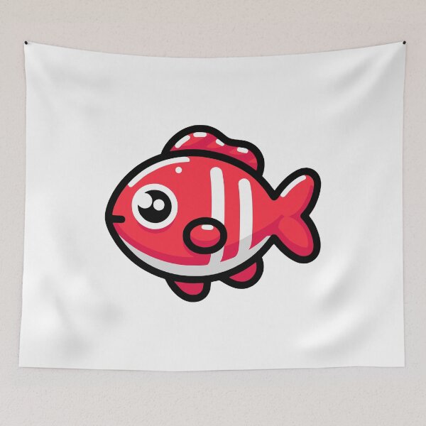 Item preview, Kawaii Red Snapper Cartoon! designed and sold by PMCreative.