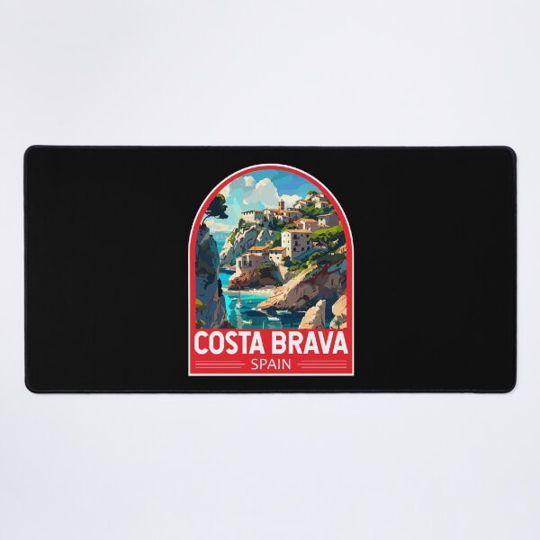 Item preview, Costa Brava Spain Travel Art Emblem designed and sold by KrisSidDesigns.