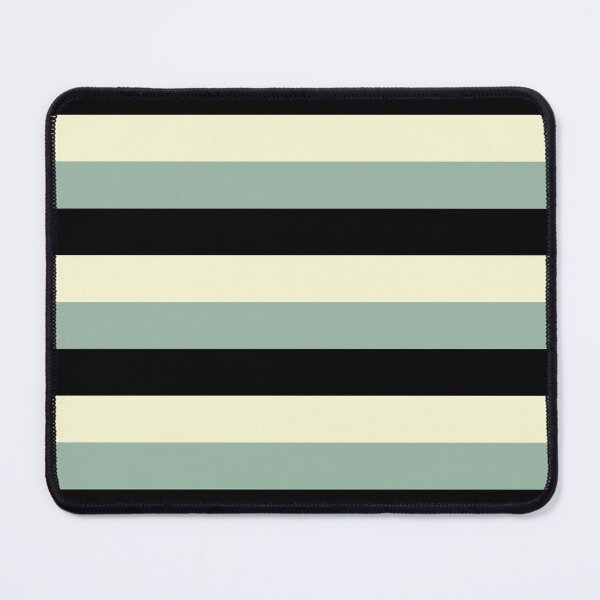 Item preview, 3 Large BLACK, CREAM and MUTED GREEN Horizontal STRIPES designed and sold by RachelMacht.
