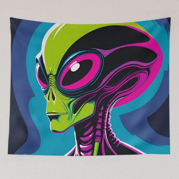 Item preview, Lone Mysterious Alien designed and sold by GrizzlyCollective.
