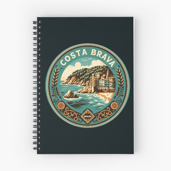 Item preview, Costa Brava Spain Travel Art Badge designed and sold by KrisSidDesigns.