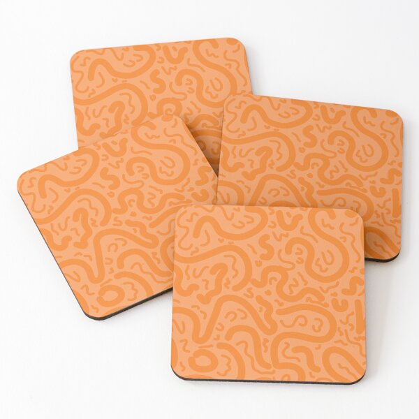 Item preview, Pastel Swirl Pattern- Orange Fizz designed and sold by SilviaGriceArt.