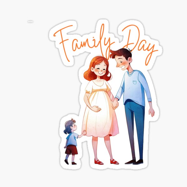 Item preview, Family Day - Family Embrace designed and sold by Animepic222.