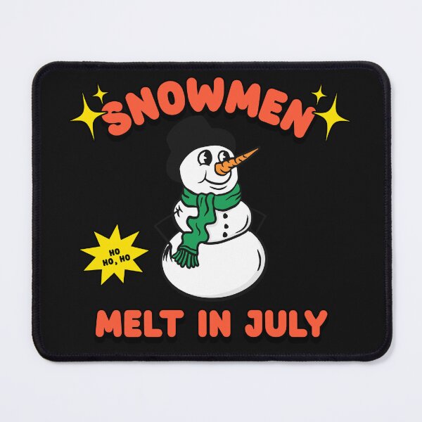 Item preview, snowmen melt in july christmas in august T-Shirt designed and sold by printperfect24.