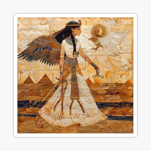 Vista previa del artículo con la obra «Isis abandona Egipto», diseñado y vendido por PyramidSchmear.